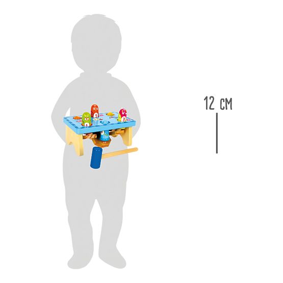 Small Foot Drevená hra zatĺkaj vtáka