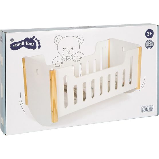 small foot Drevená kolíska pre bábiky Little Button