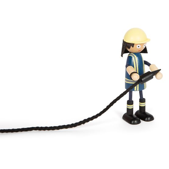 small foot Drevené hasičské auto