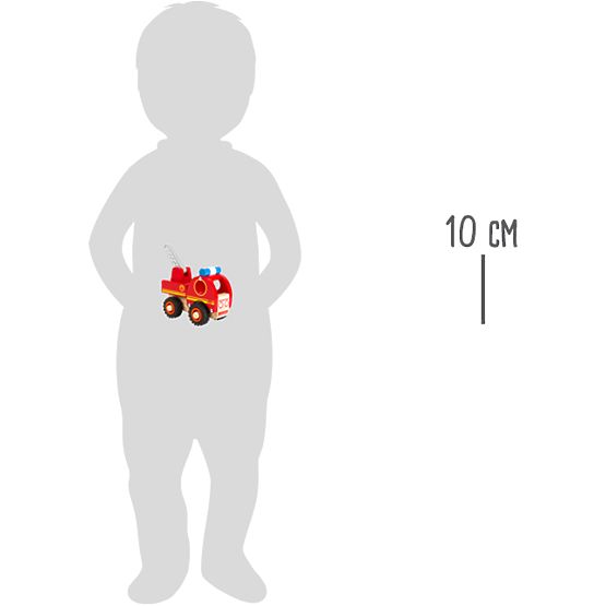 small foot Drevené hasičské auto s rebríkom