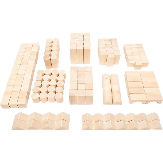 Small Foot Drevené kocky 200 ks natural