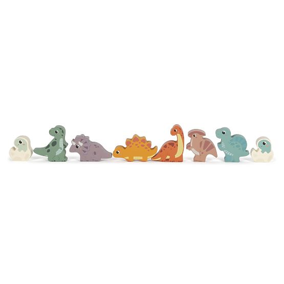 Small Foot Drevené kocky Dino