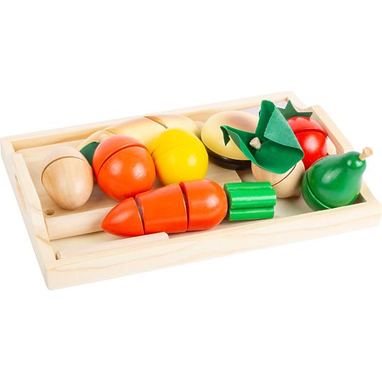 small foot Drevené krájacie potraviny raňajky - poškodený obal