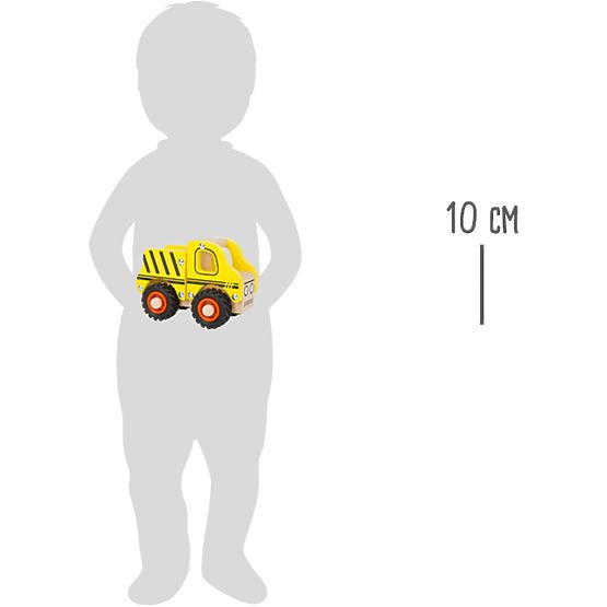 small foot Drevené stavebné vozidlo