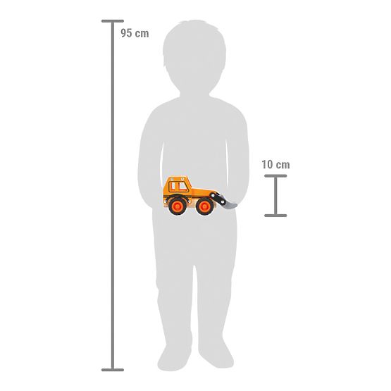 small foot Drevený bager