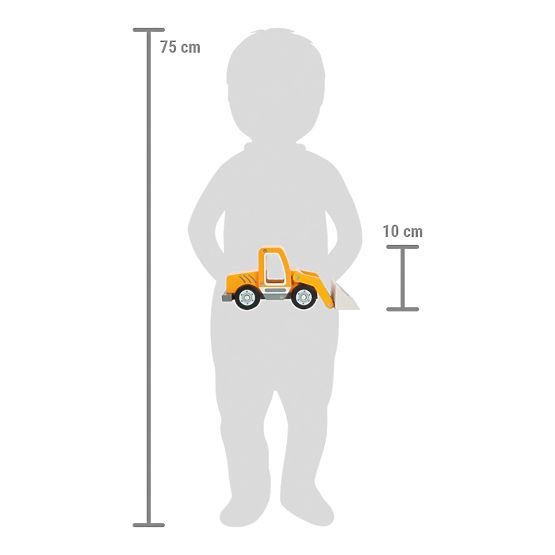 small foot Drevený nakladač s lopatou