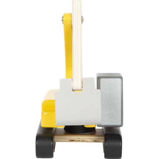 small foot Drevený pásový bager