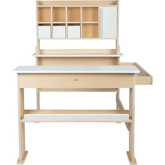 small foot Drevený predajný stánok biely