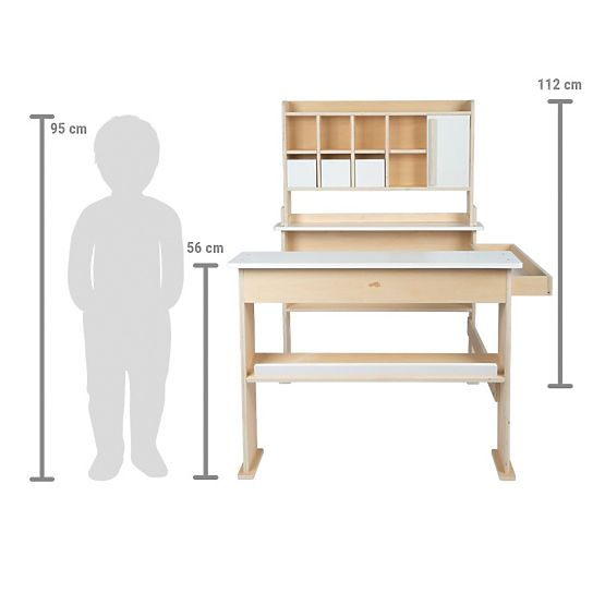 small foot Drevený predajný stánok biely