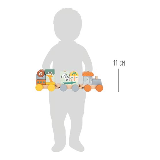 Small Foot Drevený vláčik Safari