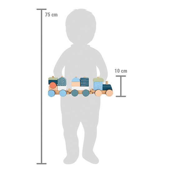 small foot Drevený vlak Arctic