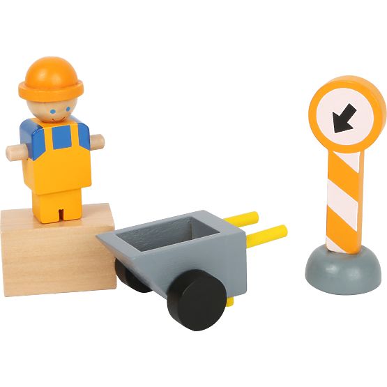 small foot Drevený žeriav s príslušenstvom