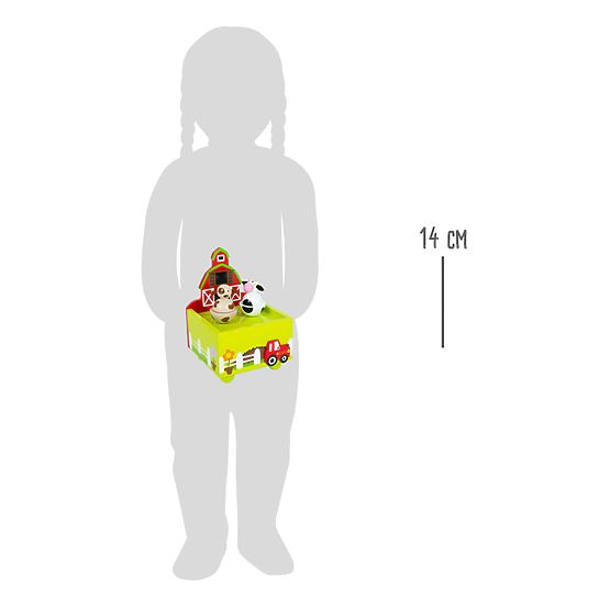 small foot Hudobná skrinka farma