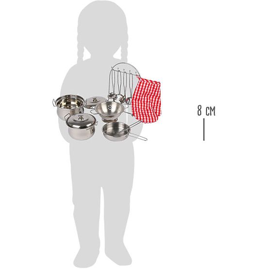 small foot Kovová sada riadu Gustav