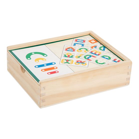 Small Foot Logická hra Písmená a čísla