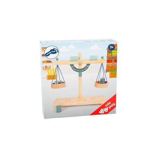 Small Foot Misková váha šedomodrá