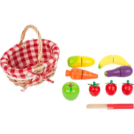 small foot Nákupný košík so zeleninou