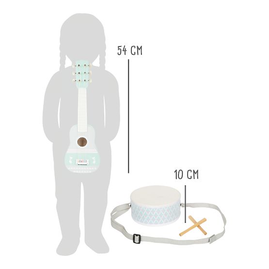 small foot Pastelová hudobná sada 3 ks