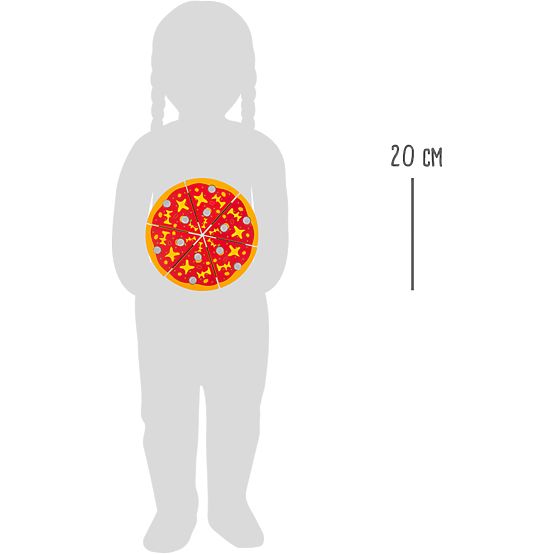 small foot Pizza s príslušenstvom
