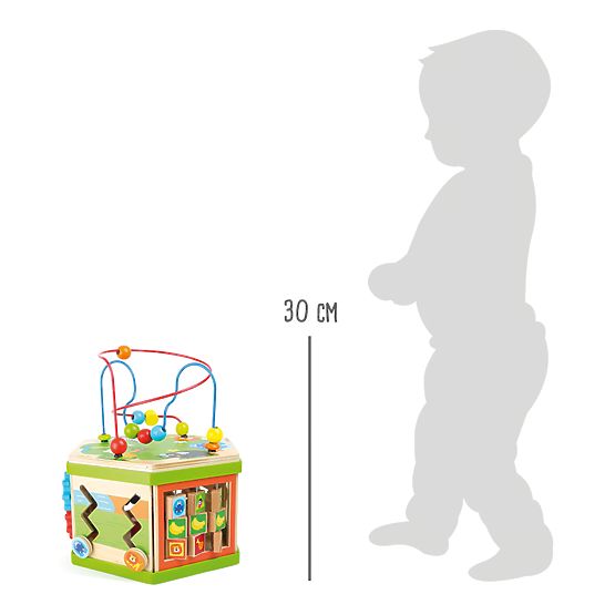 Small Foot Veľká motorická kocka safari