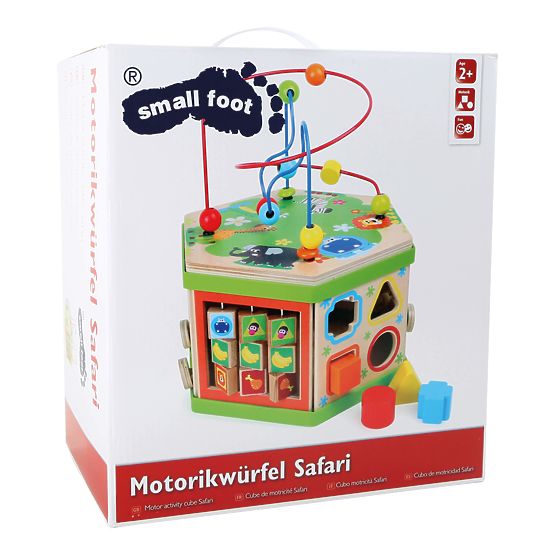 Small Foot Veľká motorická kocka safari