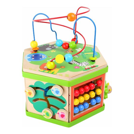 Small Foot Veľká motorická kocka safari