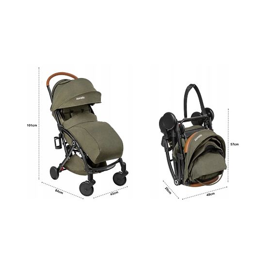 Športové kočík LIONELO Julie - zelený