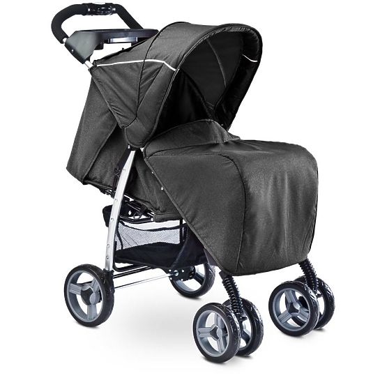 Športový kočík CARETERO Monaco black 2017 Čierna