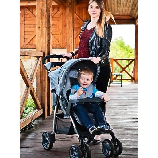 Športový kočík CARETERO Monaco black 2017 Čierna