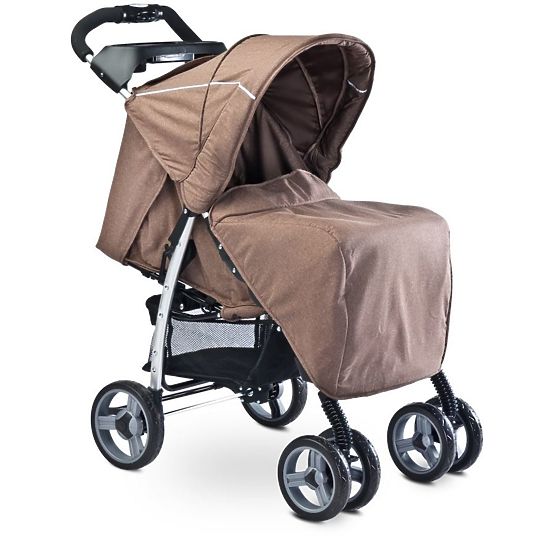 Športový kočík CARETERO Monaco brown 2017 Hnedá
