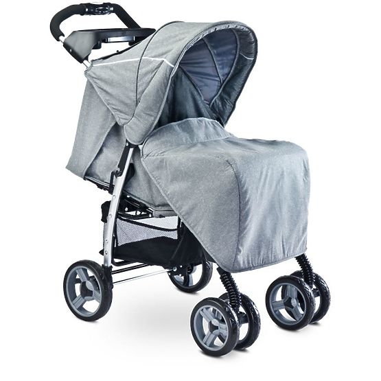 Športový kočík CARETERO Monaco grey 2017 Sivá