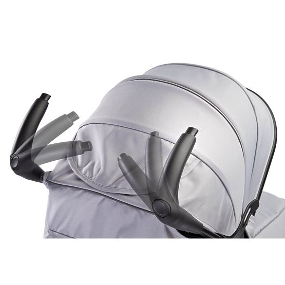 Športový kočík CARETERO TITAN grey 2018 Sivá