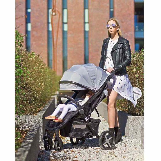 Športový kočík CARETERO TITAN grey 2018 Sivá