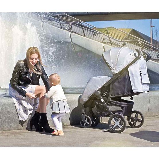 Športový kočík CARETERO TITAN grey 2018 Sivá