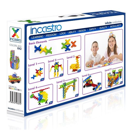 Stavebnica Incastro, 200 dielov