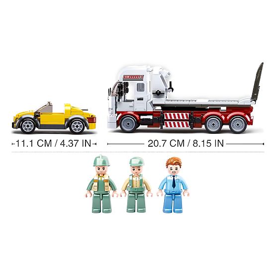 Stavebnica Sluban Town M38-B0879 - Odťahovka so sklopnou korbou