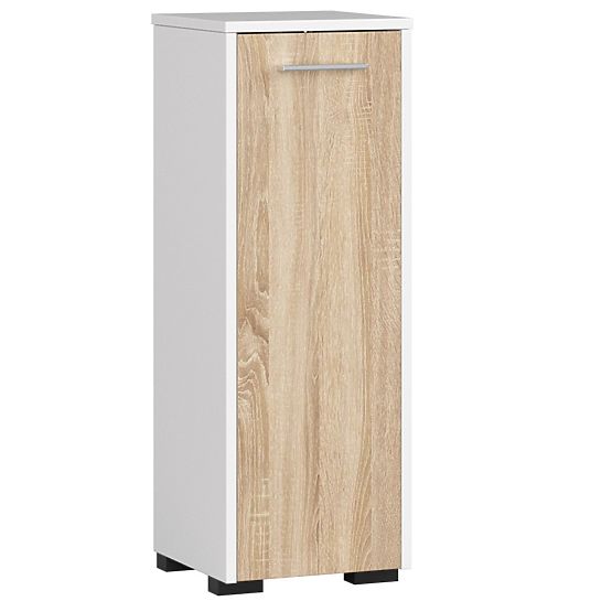 STOJACA SKRINKA KÚPEĽŇA FIN S30 1D BIELA / SONOMA