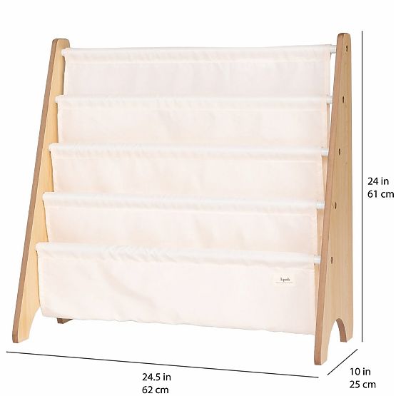 Stojan na knížky 3 SPROUTS - Krémový