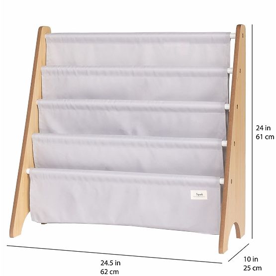 Stojan na knížky 3 SPROUTS - Šedý