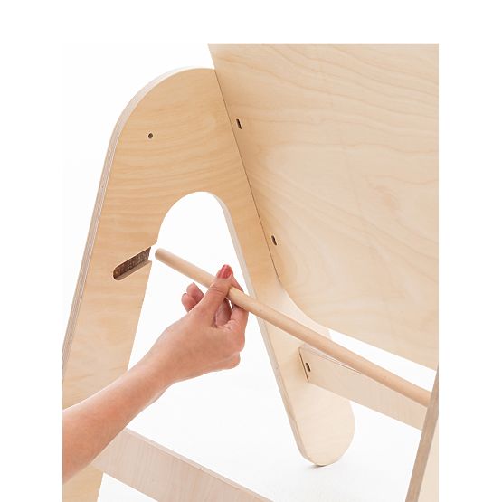 Stôl s tabuľou Massam - Biela