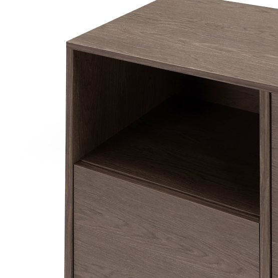 Štvordverová komoda Kanso, Dub Baltic Storm