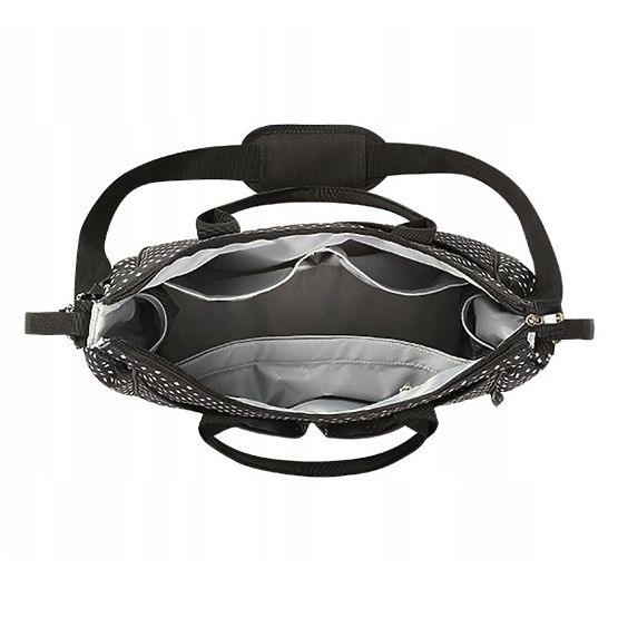 Štýlová taška na kočík BASIC SO CITY Baby Ono čierno biela Čierna