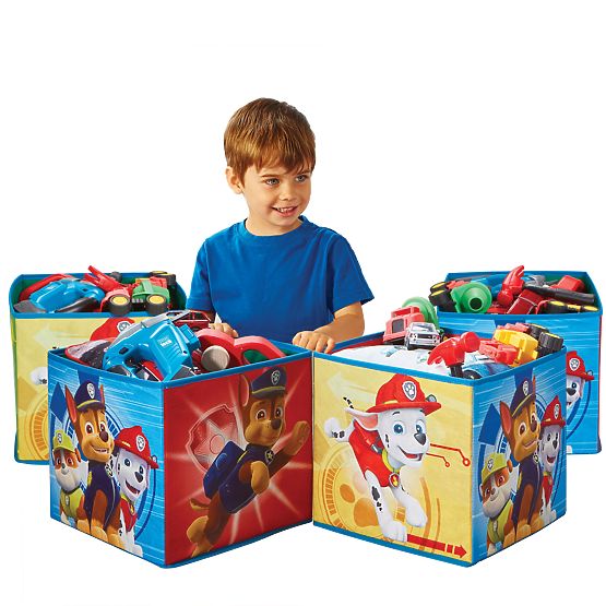 Štyri úložné boxy - Paw Patrol