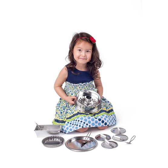 Súprava na pečenie s nerezovými formičkami