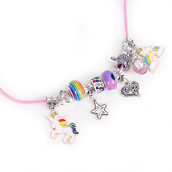 Súprava na výrobu náramkov, náhrdelníkov, príveskov, korálikov 66 prvkov + organizér a taška