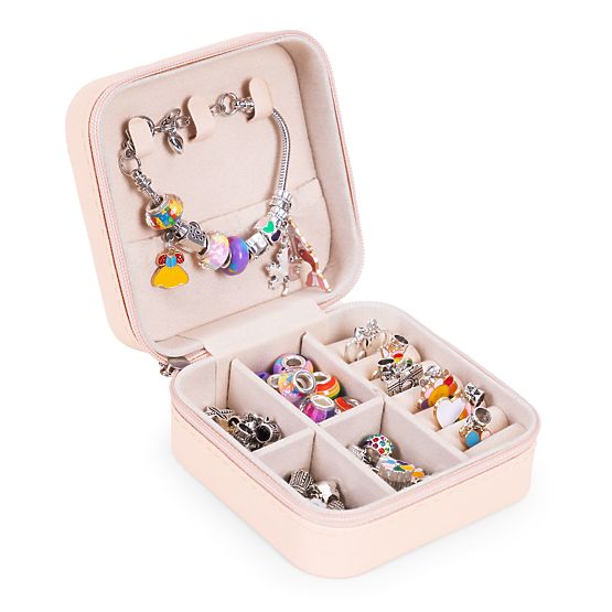 Súprava na výrobu náramkov, náhrdelníkov, príveskov, korálikov 66 prvkov + organizér a taška