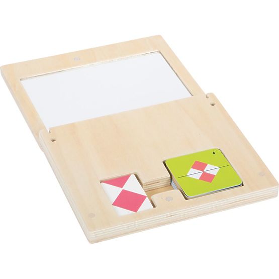 Symetrická skladačka so zrkadlom