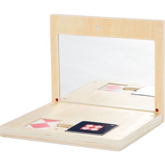 Symetrická skladačka so zrkadlom