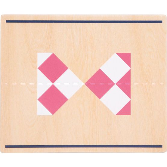 Symetrická skladačka so zrkadlom