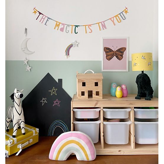 Tabuľa domček s komínom 80cm